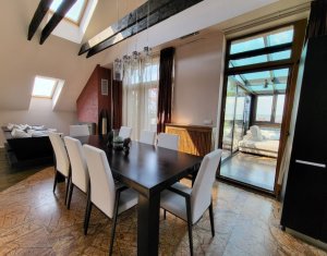 Penthouse, 4 camere, terasa cu panorama, 2 locuri parcare+garaj, Buna Ziua