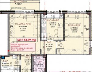 Apartament 2 camere, balcon, parcare, constructie noua