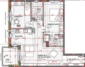 Vanzare apartament 3 camere in Floresti