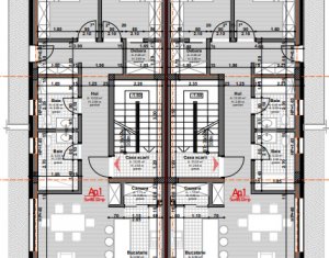 Apartament spatios cu gradina! Bloc tip vila!