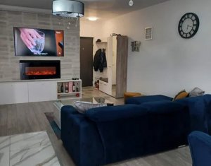 Vanzare apartament 3 camere finisat si mobilat modern, Floresti 