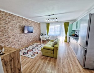 Apartament 4 camere, finisat, parcare subterana, 80 mp, gradina 70 mp, Floresti