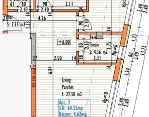 Appartement 3 chambres à vendre dans Cluj-napoca, zone Grigorescu