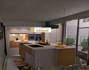 Apartament 3 camere, terasa 45 mp, zona exclusivista -Soporului!