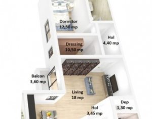 Vanzare apartament 3 camere in Cluj-napoca, zona Someseni