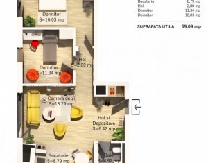 Proiect NOU | Apartamente de 2,3 si 4 camere | Centru / Parcul Central