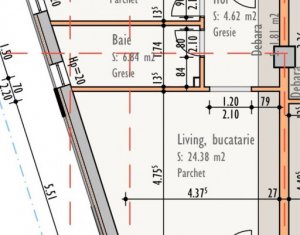 De vanzare apartament cu 2 camere 52mp, cartier Someseni, CF