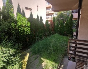 Apartament cu 3 camere cu gradina, garaj subteran, zona Campului, Manastur