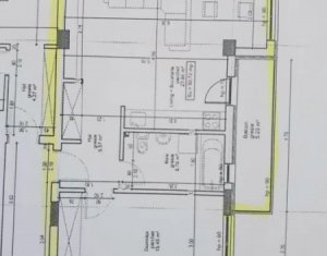 Apartament 2 camere, 51 mp, balcon 5 mp, etaj 1 parcare subterana, Floresti