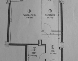 Apartament  42 mp, etaj intermediar, bloc nou cu lift,  Zona Lidl Fruzisului