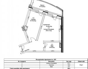 Apartament Nou Wings Cluj-Napoca | 55 mp utili + Terasă 11 mp