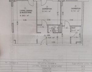 Apartament modern cu 3 camere, utilat premium