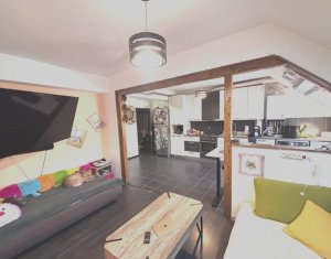 Apartament 3 camere, 2 niveluri, 78 mp + pod 25 mp, parțial mobilat