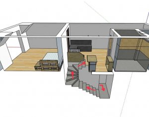 Apartament 2 camere, 50 mp, zona Frunzisului