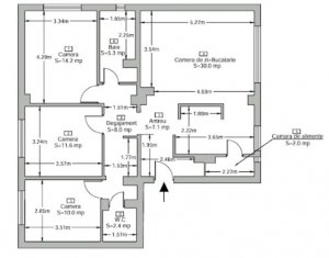 Apartament de lux si spatios, piata Flora, 92mp