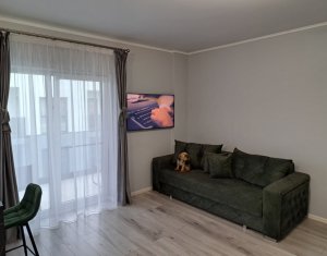 Apartament cu doua camere, mobilat si utilat, etaj intermediar, Floresti