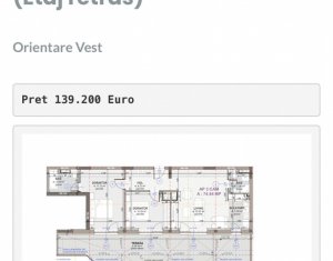 Apartament tip Penthouse, Eroilor Floresti
