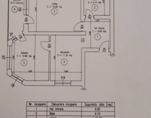 Apartament cu doua camere, Baciu