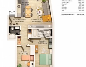 Proiect NOU | Apartamente de 2,3 si 4 camere | Centru / Parcul Central