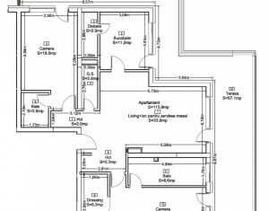 Penthouse 3 cam 114mp, 3 bai, terasa 57mp, Zorilor - Lidl Frunzisului 