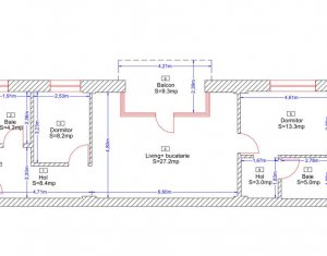 Apartament3 camere  Borhanci | Nou | La cheie
