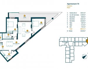 Apartamente de 3 camere, imobil nou zona Marasti, optiune de finisare !