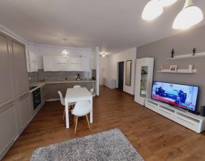 Apartament cu 2 camere, bloc nou, balcon, etaj 3/4, parcare, Borhanci