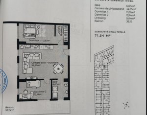 Apartament 3 camere| Finisat | Panorama |zona Sopor |Balcon generos 36 mp