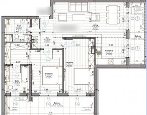 Apartament 3 camere | 78 MP + 17 MP balcoane | Parcare | Zorilor