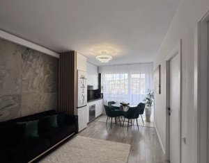 Apartament 2 dormitoare + living cu bucatarie open space + 2 balcoane