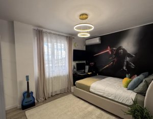 Apartament 2 dormitoare + living cu bucatarie open space + 2 balcoane