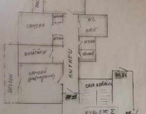 Apartament 3 camere, 2 băi, 74 mp + 2 balcoane, Mănăștur, etaj 6/10