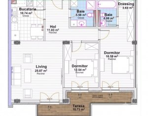 PRETURI PROMO ! Apartament de 2 camere, imobil nou, preturi de la 2300 EUR/mp !