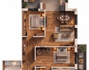 PRETURI PROMO ! Apartament de 2 camere, imobil nou, preturi de la 2300 EUR/mp !